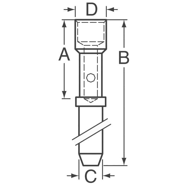 3601-3-07-21-00-00-08-0 Mill-Max Manufacturing Corp.  PC Pin Single Post Connectors